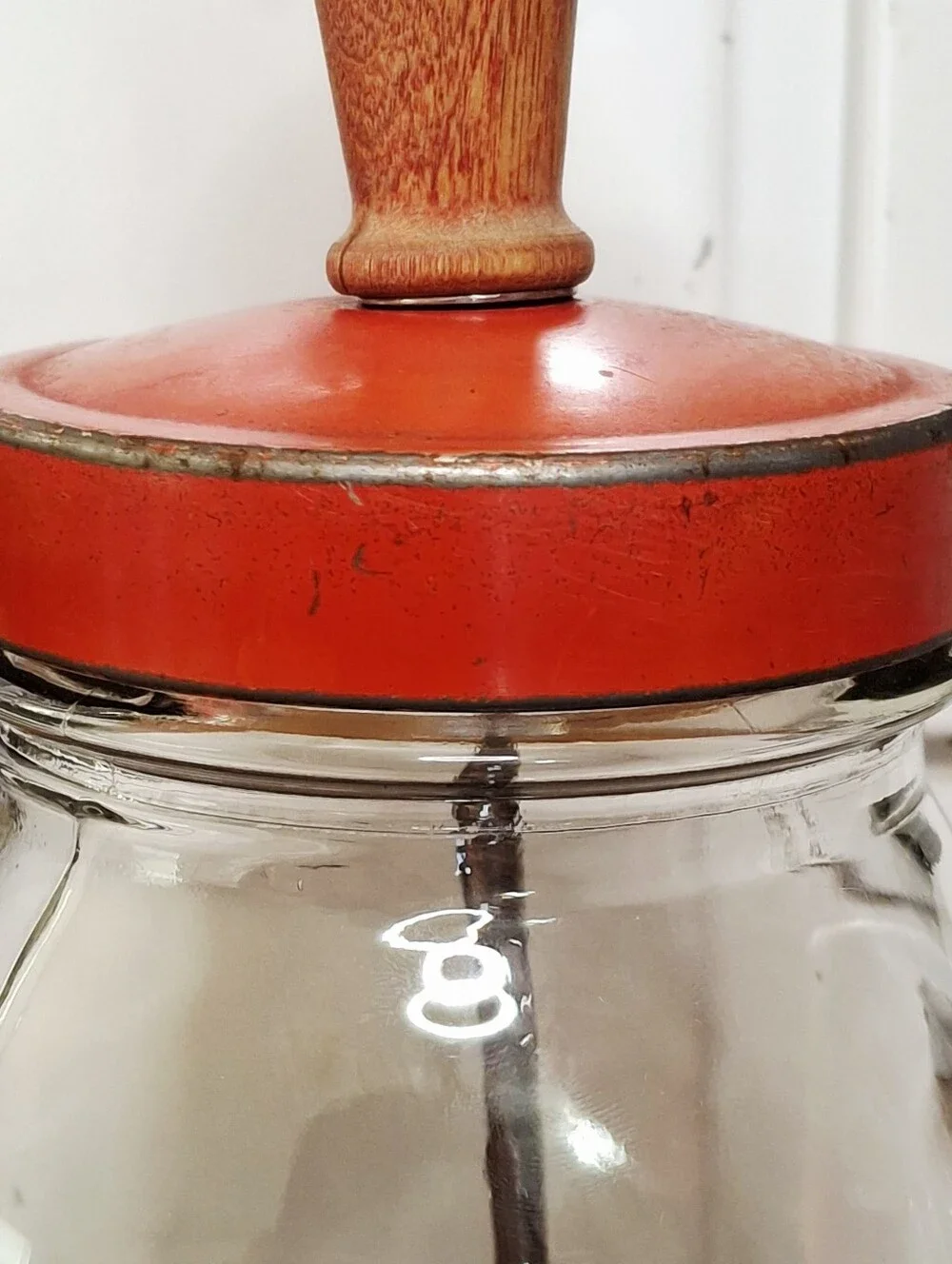 Vintage Red Federal Tool Kerr Mix Stir Blender Barware Kitchen Collectible USA